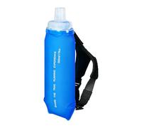 Genérico Running Water Bottle - Soft Water Bottles Hydration Flask | 500ml Foldable Drink Container With Adjustable Strap For Outdoor, Travel, Gym, Cycling, Hiking, Camping, Climbing