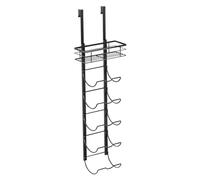 Genérico Rustproof Carbon Steel Over-the-Door Towel Rack & Organizer | Space-saving 42-inch over-the-door towel rack made of durable carbon steel, offering easy no-drill installation and versatile