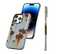 Genérico Rusty Phone Case，Rusty Metal Texture for Phone Case，Industrial Iron Design, Slim and Durable，Matte and Glossy for iPhone 16/15/14/13/12/11 ProMax (for iPhone 14plus,Matte)