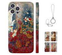 Genérico Rusty Phone Case, Rusty Metal Texture Phone Case for iPhone 16/15/14/13/12/11 Pro MAX, Industrial Iron Inspired Vintage Rust Look Cover (Style-E,For iPhone11Pro)