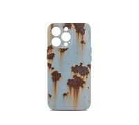 Genérico Rusty Phone Case,Supports Wireless Charging,2025 Rusty Mobile Phone Case for iPhone 16/15/14/13/12/11 Series - Vintage Rust Look, Shock-Absorbing Drop Proof (16 Pro,Sanded with Magnetic)