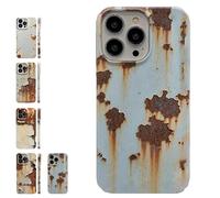 Genérico Rusty Retro Glossy Phone Cases, Rusty Phone Case, I Lost It and Three Days Later It Was Still Lying There, for iPhone X-16 (13,Color-E)