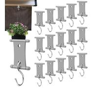 Genérico Rv Awning Hooks - 2x1.7in Camping Awning Light Holders | 16pieces Outdoor Awnings Light Support Hanger | Space-Saving Rv Accessories for Caravaning Adventures, Outdoor Activities, Traveling