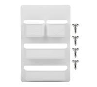 Genérico RV Door Storage Organizer | ABS, 164g, 27.7x17.8x3.7cm | Wall Mounted Tiered Bathroom Caddy | For Camping Boat Home, Toilet Paper Cleaning Supplies Holder