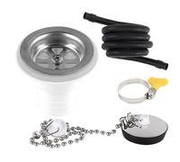 Genérico RV Sink Drain Hose Kit - ABS, Right Angle Drains with Flexible Hose For RV & Boat Sink, Leak Proof Plumbing Conversion Accessories | Drain Pipe Kit For Camper, Marine & Trailer Sinks Use