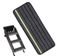 Genérico RV Step Mat | Deep Green Glow-in-The-Dark Anti-Slip Self-Adhesive Stair Tread | Dustproof Non-Slip Traction Tape for Home & Outdoor Camper Steps | Easy Install Safety Mat