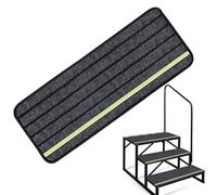 Genérico RV Step Rug - Glow-in-The-Dark Outdoor Stair Mats, Anti-Slip Traction Tape For RV Steps & Trailer Stairs, Waterproof Self-Stick Protection For Boat & Truck
