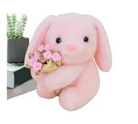 Genérico S de Peluche de conejo animal - Decoración suave y para el día de San Valentín | Peluche para mesa, oficina, habitación, novia, esposa, amiga, hermana, hija, gar