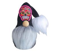 Genérico s Halloween Figura de Escritorio con Base Suave rellena de | Sin Rostro con Diseño de Calavera y Sombrero Para Dormitorio, Entrada, Salón, Estantería, Navidad Y Escaparate