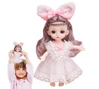 Genérico s Princesse, Miniature Adorable de 16 cm Tenue de Mode, Princesse Déguisement Accessoires Cadeau d'Anniversaire Jouet pour Fille
