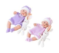 Genérico s realistas para niña - juguete realista lavable para todo el cuerpo con conejo, s para vivas | para amigos niñas adolescentes niña guardería cumpleaños Navidad San V