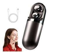 Genérico S13 Vibration Massage Bluetooth Headphones, Bluetooth 6.0 Wireless Sleep Earbuds, Equipped with a Vibration Earphone Case, Provide Relaxation and Massage for Sleepings (Black)