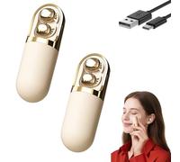 Genérico S13 Vibration Massage Bluetooth Headphones, Bluetooth 6.0 Wireless Sleep Earbuds, Invisible Ear Plugs, Relieves Stress for Sleeping on The Side, for Sleeping, Working Travel (2PCS-C)