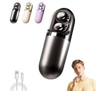 Genérico S13 Vibration Massage Bluetooth Headphones, Bluetooth 6.0 Wireless Sleep Earbuds, Invisible Ear Plugs for Side Sleepers, Provide Relaxation and Massage for Sleeping (1Pcs*Black)