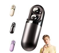 Genérico S13 Vibration Massage Bluetooth Headphones, Bluetooth 6.0 Wireless Sleep Earbuds, Invisible Ear Plugs for Side Sleepers, Waterproof Vibration Provide Relaxation and Massage (Black)