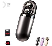 Genérico S13 Vibration Massage Bluetooth Headphones, S13 Bluetooth Headphones, Bluetooth 6.0 Wireless Sleep Earbuds for Side Sleepers with 3 Adjustable Modes, Waterproof Noise Reduction (Black)