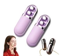 Genérico S13 Vibration Massage Bluetooth Headphones, Waterproof Vibration Earphone Case Provide Relaxation and Massage, Bluetooth 6.0 Sleep Earbuds for Side Sleepers (Purple,2 Set)