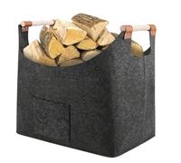 Genérico Sac À De En Feutre, Sac De Transport Pour De, En Pliable | Porte-bûches De Cheminée Réutilisables, Fourre-Tout Portatif Pour Bûches De De D'inté