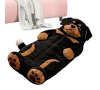 Genérico Saco de Dormir Gigante de Felpa para Perros - Colchón Tipo Saco Lavable de Gran tamaño,Tapete Acolchado Tipo Peluche | para Camping, Viajes, salón, hogar, Dormitorio