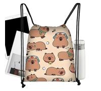 Genérico Sacs À Dos Loisir - 41x35 Cm Sac De Sport Imperméable Capybara,Léger Pour & Adultes - De Gym, Natation, École, Voyage, Randonnée - Polyester Durable