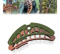 Genérico Saddle Hunting Bridge Spreader,Ergonomic Hip Pinch Eliminator & Tree Saddle Accessories,Lightweight Portable Gear for Comfort Relief,Comfortable Bridge System for Deer & Bow Hunters (2PCS-A)