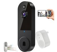 Genérico Safe Doorbell, Safedoorbell Camera, Safedoorbell The Smarter Way To Protect Your Home, Wireless Wi-Fi Video Doorbell Camera Ai Motion Detection,Night Vision (E)