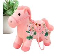 Genérico Safe Horse Toys - Versatile Toy Horse ¦ Plush Toy for Festival Decor, Cute Toys with Hanging Pendant, Soft Plush, Stuffed Figure for Living Room Setup, Bedroom and Sofa Display