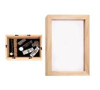 Genérico safeStash Frame - 17x3.5x22cm Spacious, Hidden Wall Stash safeFrame Indoor Security Storage, Durable Coin and Valuables Holder | safeOrganizer for Friends Family Home Office Table Wall