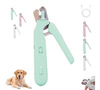 Genérico Safetrim Precision Nail Clipper Dogs, Safetrim Precision Dog Nais Clipperl, Two-In-One Nail Trimmers and Nails Sharpener, For Dogs and Cats (Green)