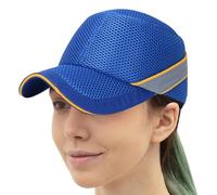 Genérico Safety Bump Caps - Bump Insert Baseball Hat Cycling Caps - Breathable Mesh Wide-Angle Shock Absorption Ball Men Women Running Baseball Golf