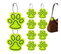 Genérico Safety Charm - Animal Trinket for Visibility | Glowing Ornament with Metal Loop, Ten Count Luminous Pack, Nighttime Pedestrian Equipment for Adults, Women, Girls and Pet
