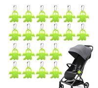 Genérico Safety Reflectors for Walking,20 Pieces Ghost Safety Equipment - Reflective Pendants,for Backpack Cycling Walking Running Jogging Hiking Clothes