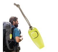 Genérico Safety Whistle,Lightweight Survival Loud Defense Whistle - Critical Alert Multifunctional Training Equipment, Outdoor Sports Accessories, Men Women Safety Supplies For Hiking Camping