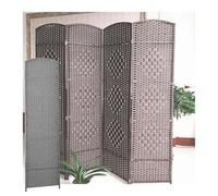 Genérico Sala de regulación Plegable Divider Wooden Privacy Pantalla de partición Independiente Wall sin Montaje requerido para Home Office Studio Decor