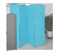 Genérico Sala de regulación Plegable Divider Wooden Privacy Pantalla de partición Independiente Wall sin Montaje requerido para Home Office Studio Decor