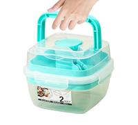 Generico Salad Container Box, Airtight Meal Prep Organizer W/Fork & Dip Box