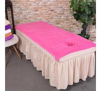 Genérico Salón de Belleza, Cuidado Facial, Toalla Microfibra, sábanas, baño, Ropa Cama Masaje tamaño Queen para Adultos, Especial Abierta con Agujero, Grande 90 * 190
