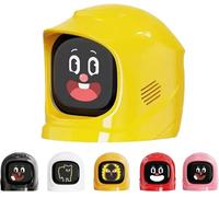 Genérico Salpicadero para Coche Robot: decoración Inteligente para tu Coche con Expresiones animadas, un simpático compañero para el salpicadero Inspirado en la Inteligencia Artificial,Yellow