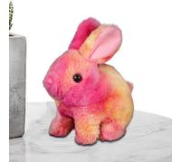 Generico Salting Bunny Toy, saltando Bunny - Animales de peluche para conejitos juguetes electrónicos | Movimientos naturales, animal robótico saltar para niños, saltar, nariz a contracciones