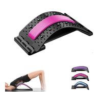 Genérico Saludea Spinecomfort Back Stretcher,Detachable Portablelumbar Lumbar Stretcher for Back Pain Relief,3-Position Adjustable Lumbar Support for Chairs, Cars, Offices,and Homes (Pink)