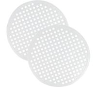 Genérico SalvaPlatos para Fregadero 32cm/ Alfombrilla Redonda para Fregadero/SalvaPlatos Redondo/ (Pack 2) (Blanco)