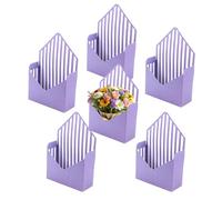 Generico San - 6 unidades organizadoras espaciosas, paquetes de regalo para niños, para boda, , celebraciones, flores, ramos, regalos, aperitivos