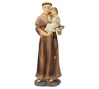 Generico San Antonio con niño 13,5 cm Estatua de Resina