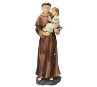 Generico San Antonio con niño 20,5 cm Estatua de Resina