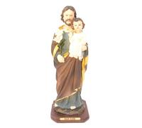 Genérico San Jose 21cm Figura de Jesús católico Estatua de Jesús Figura de crucifixión Cristo Ornamento Religioso