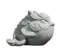 Genérico Sand Color Tea Pet,Realistic Chinese Style Pets - Handmade Table Centerpiece, Green Home Ornament, Mini Figurine for Lover