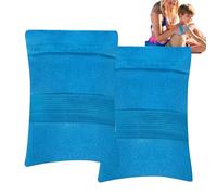 Genérico Sand Removal Bag, Reusable Sand Eraser for Beach, Set of 2 Lightweight Outdoor Accessories, Quick Solution, Portable Water Activities Supplies for Poolside, Travel, and Camping