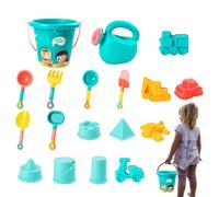 Genérico Sand Toys for Kids - 18PCS/5PCS Sandbox Toys with Mesh Bag