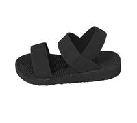 Genérico Sandales Femme Élégantes pour l'Été avec Semelle Compensée et Lanières Élastiques Confortables