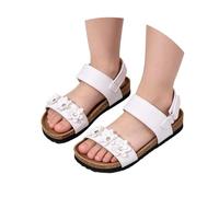 Genérico Sandalia Niña - Sandalias De Verano para Niñas Calzado De Playa Transpirable con DiseñO Floral A La Moda para DíAs Soleados